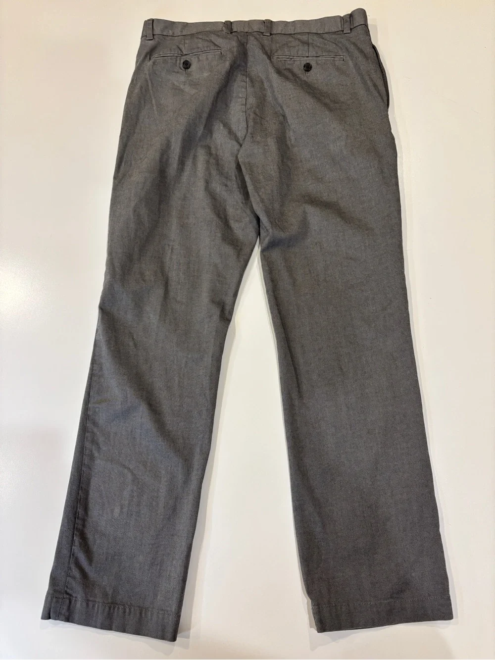 Banana Republic Heathered Gray Men's Dress Pants Sz 36x32 Career Business Dress